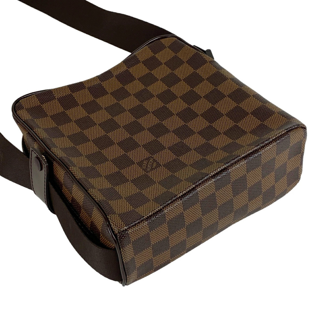 Louis Vuitton Damier Olaf Shoulder Bag Brown